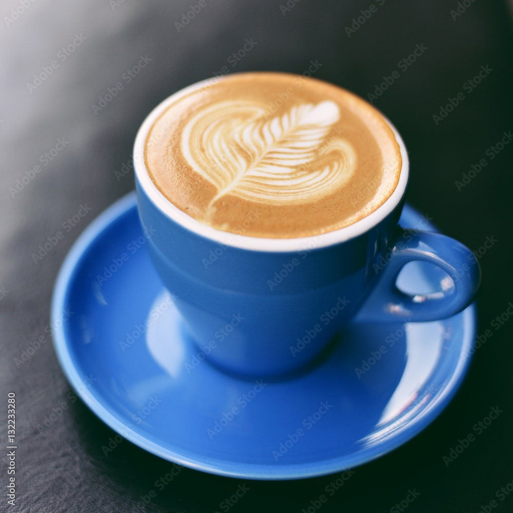 coffee latte art in coffee shop coffee latte art in coffee shop