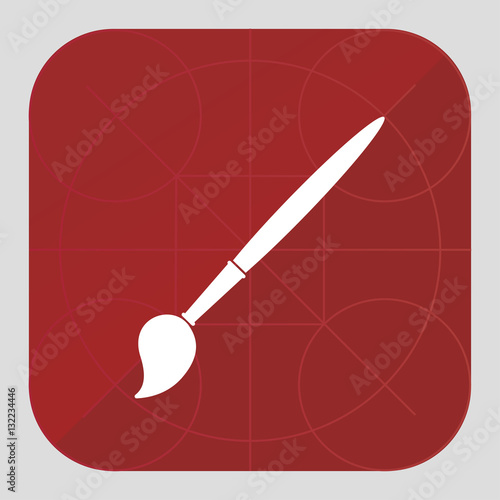 brush vector icon