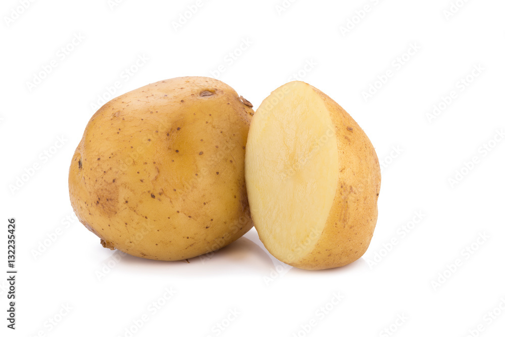 Potato isolated on white background. Potato isolated on white background.