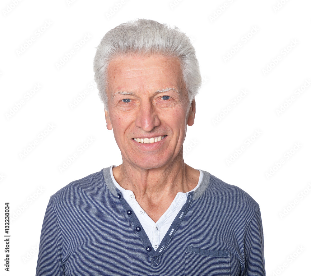 Happy senior man Happy senior man