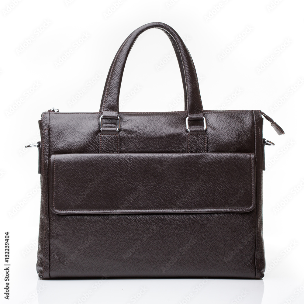 black leather men casual or business briefcase black leather men casual or business briefcase