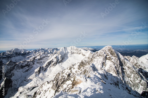 Gerlachovsk     t  t. Winter in High Tatras Mountains. High Tatry. Slovakia. Vysoke Tatry.