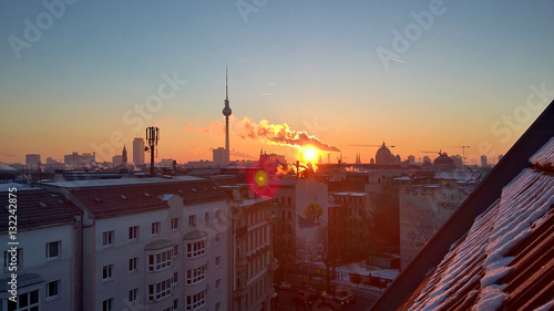 Berlin winter morning