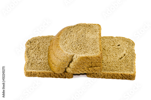 Frisch gebackene Toastbrot Scheiben photo