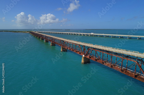 Aerial photo of the Florida Keys