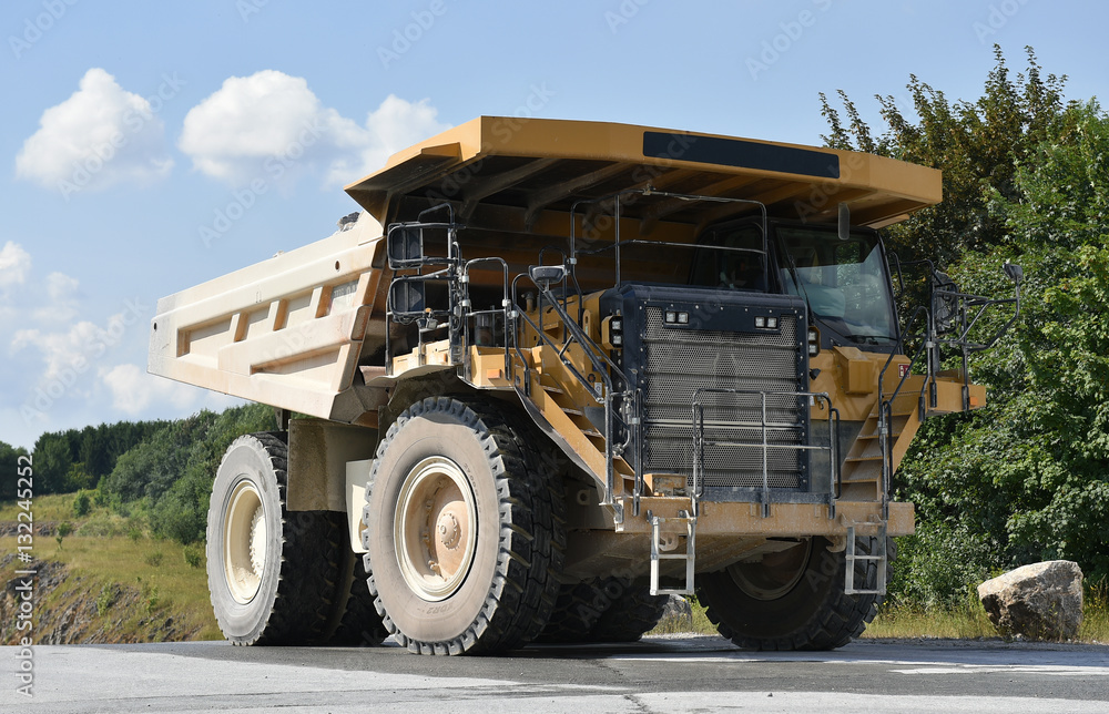 Obraz premium Schwertransport