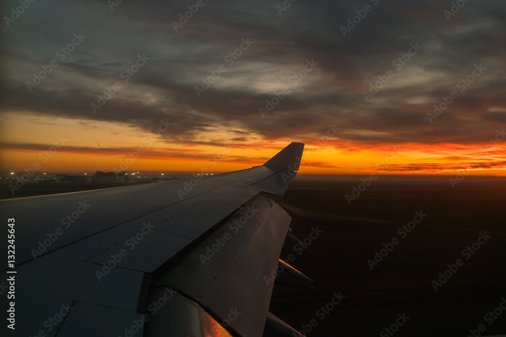 Wing of an airplane
Wing of an airplane