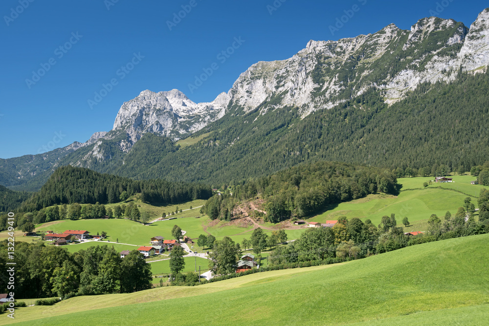 Gebirge bei Ramsau im Berchtesgadener Land, Oberbayern
