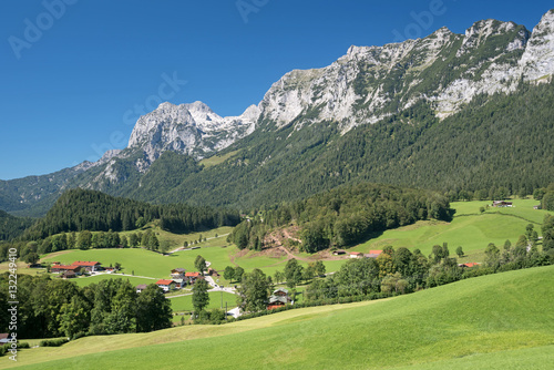 Gebirge bei Ramsau im Berchtesgadener Land  Oberbayern