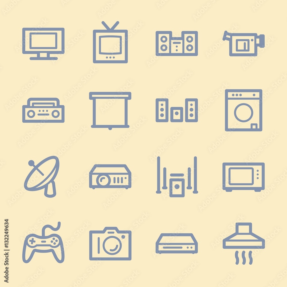 Home Appliance web icons set Home Appliance web icons set