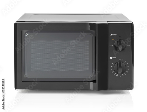 Microwave oven isolated on white