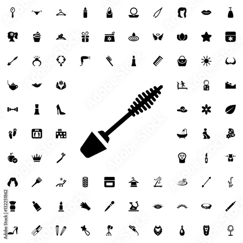 mascara icon illustration