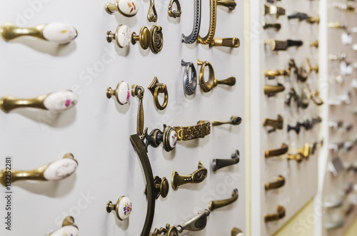 Фотография chrome furniture fittings