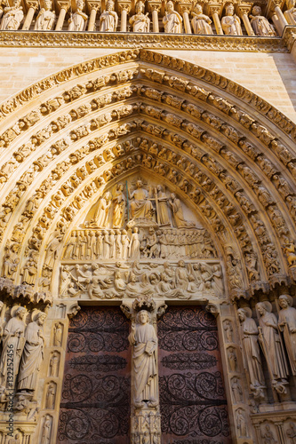 front portal of Notre Dame de Paris