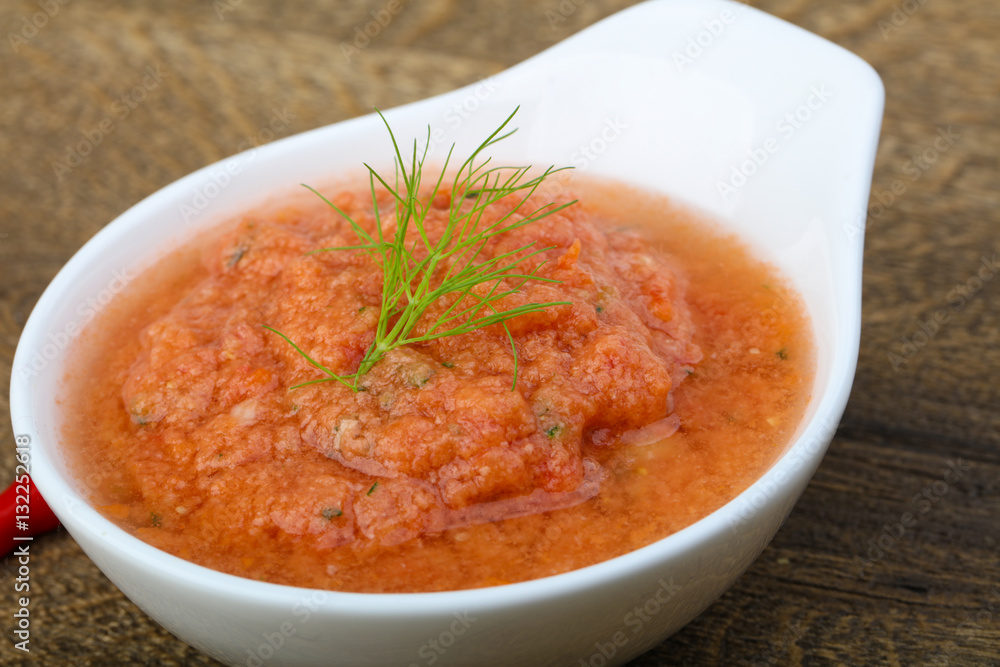 Gazpacho tomato soup Gazpacho tomato soup