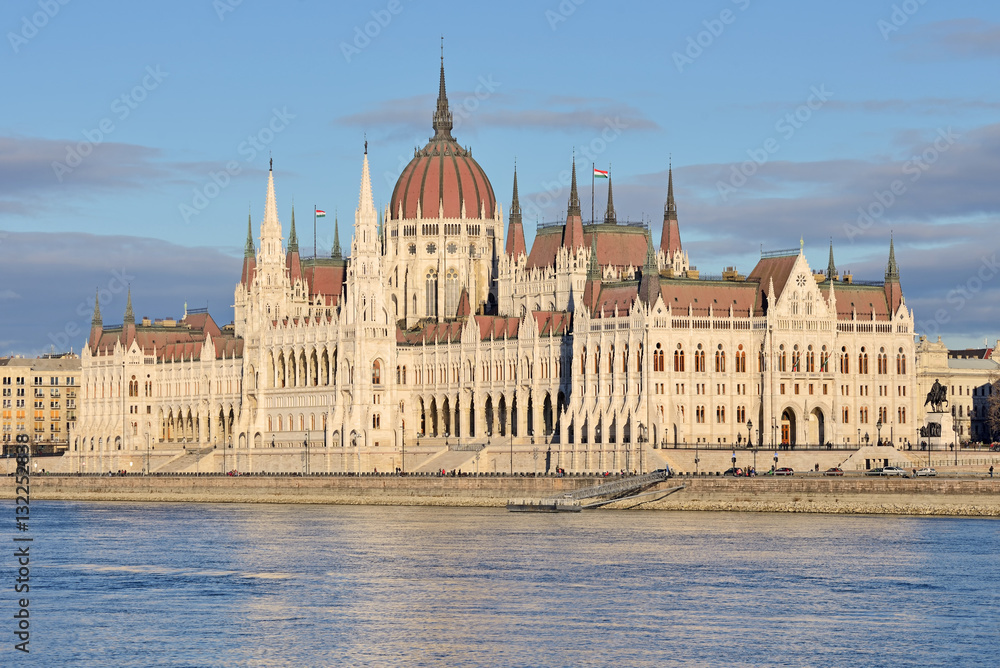 Fototapeta premium Hungarian Parliament, Budapest, Hungary