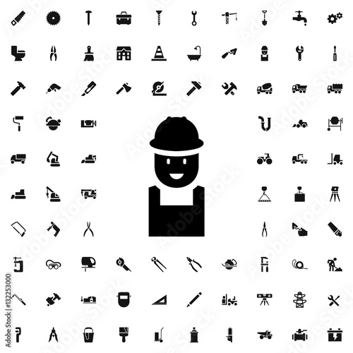 worker icon illustration