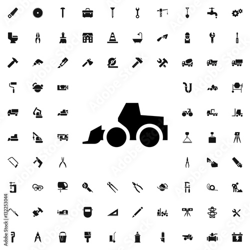 excavator icon illustration