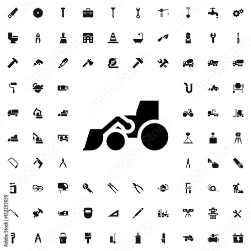 excavator icon illustration