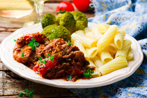 Slow Cooker Mediterranean-Style Chicken.