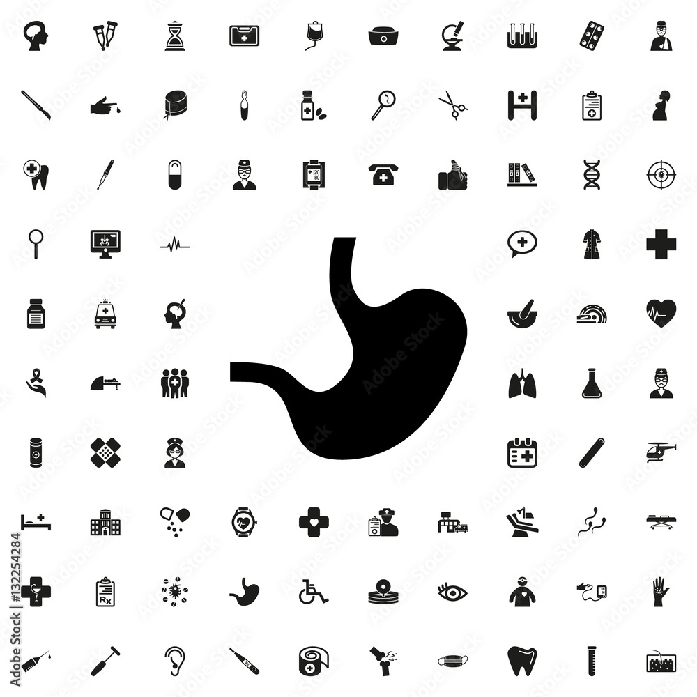 Fototapeta premium stomach icon illustration
