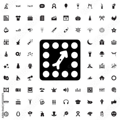 board game icon illustration