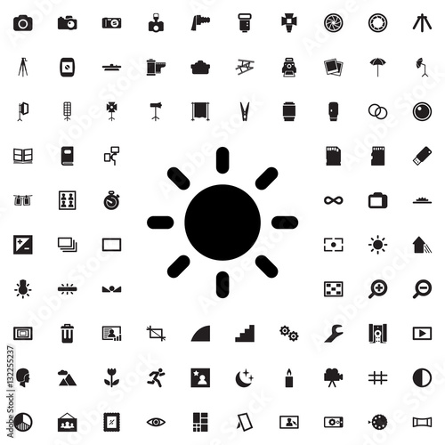 contrast icon illustration