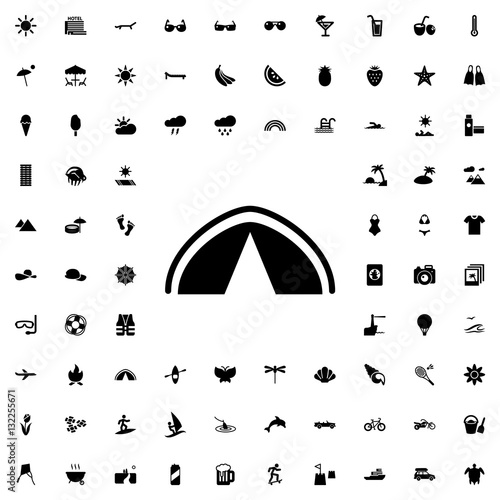 tent icon illustration