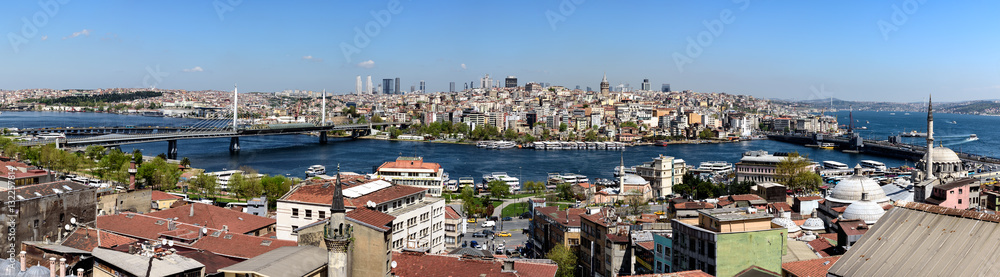 Panoramic view over Istanbul,Turkey