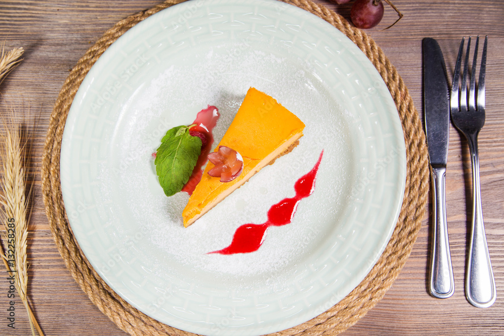 cheesecake with grape cheesecake with grape