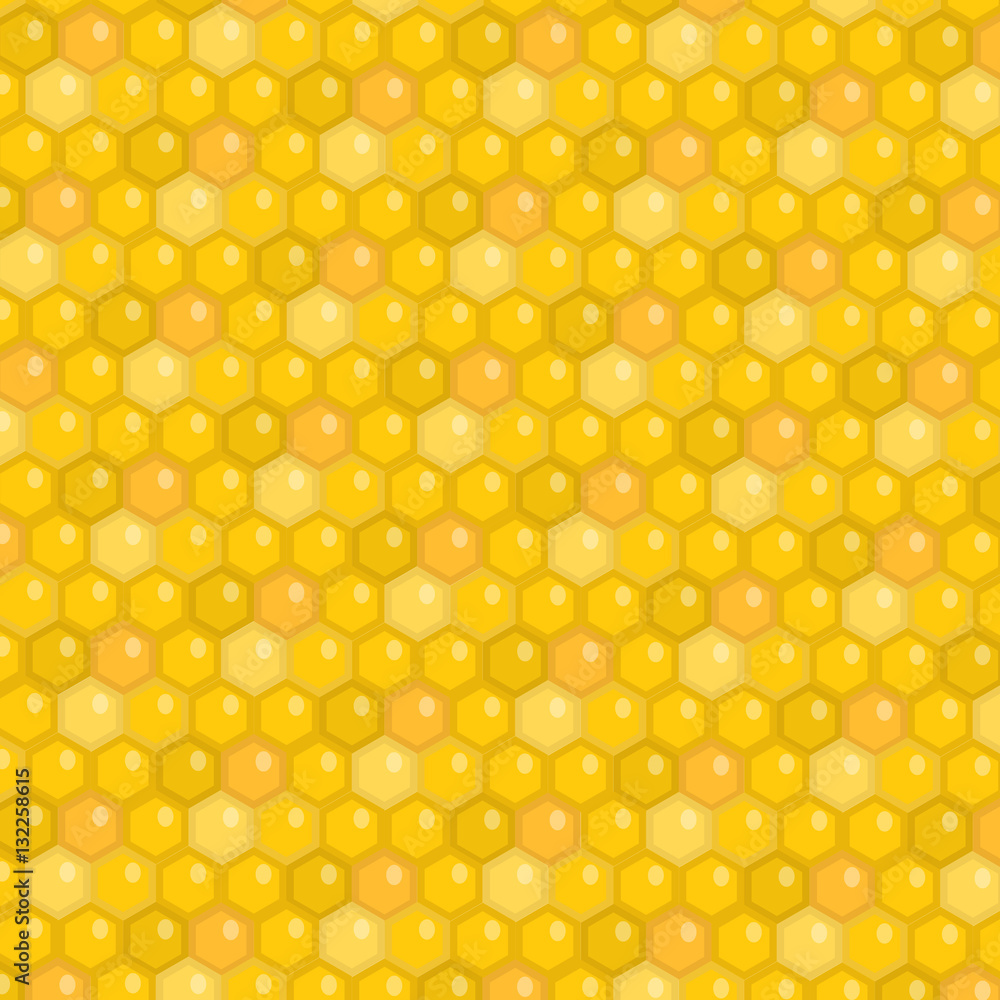 Honeycomb background. Honey texture, wallpaper Vector illustration Honeycomb background. Honey texture, wallpaper Vector illustration