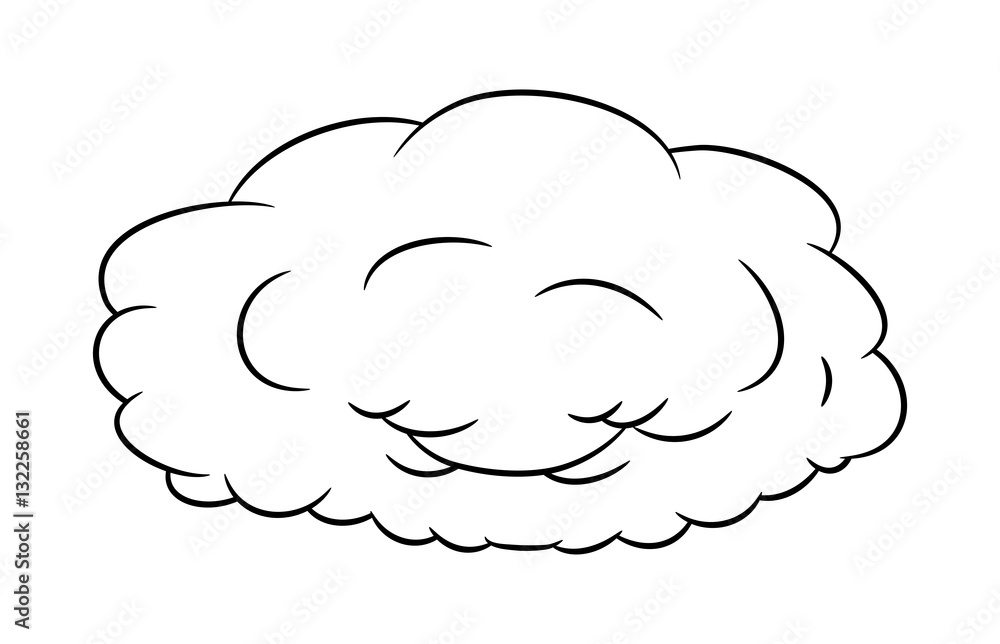 cloud silhouette vector symbol icon design. Stock Vector | Adobe Stock