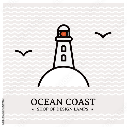 Logo vectoriel pour une boutique de lampes design