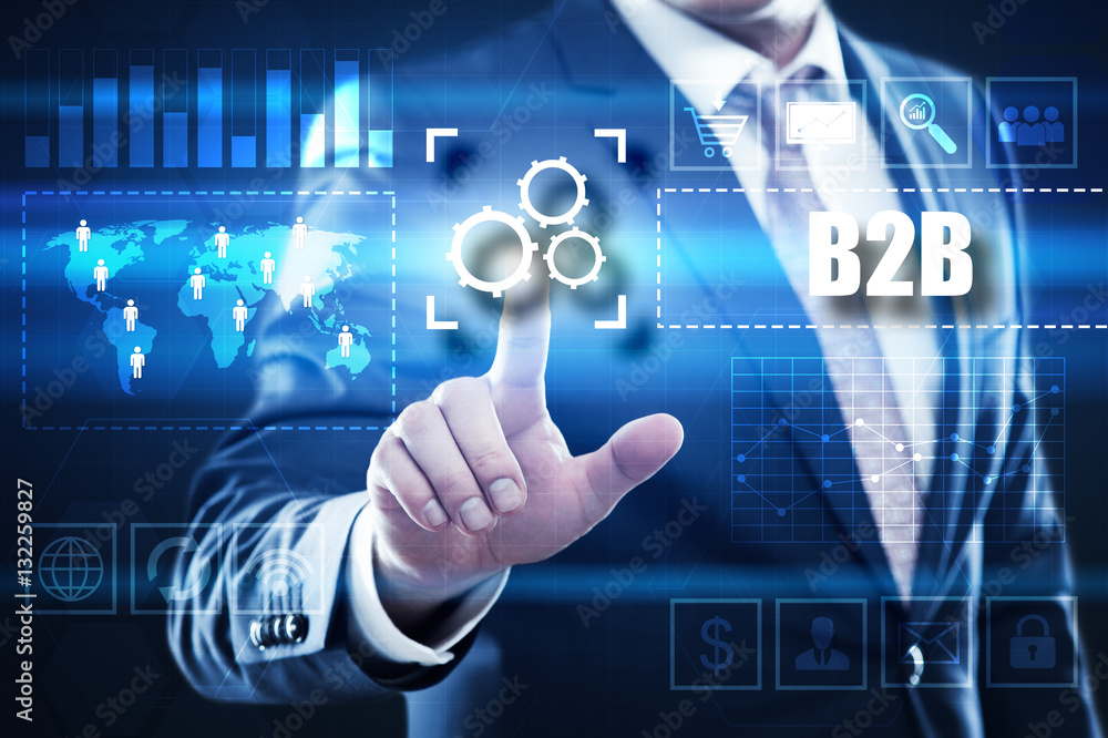 businessman pressing button on virtual screens businessman pressing button on virtual screens
