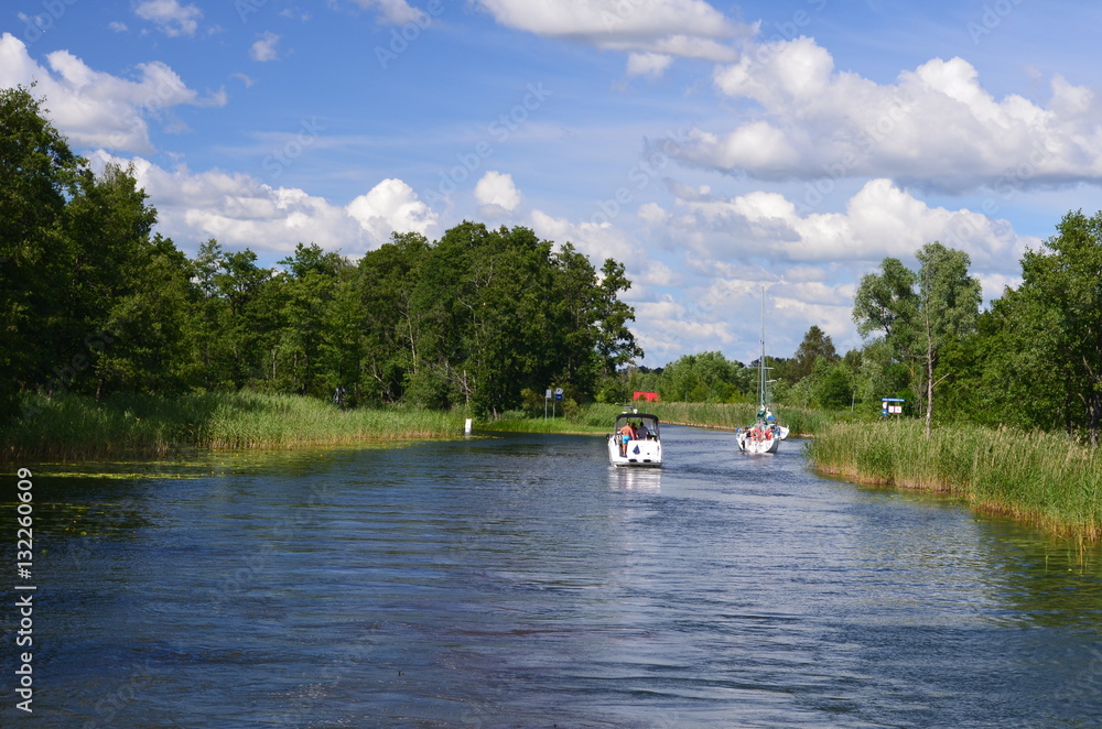 Kanał Węgorzewski/The Wegorzewski Canal, Masuria, Poland