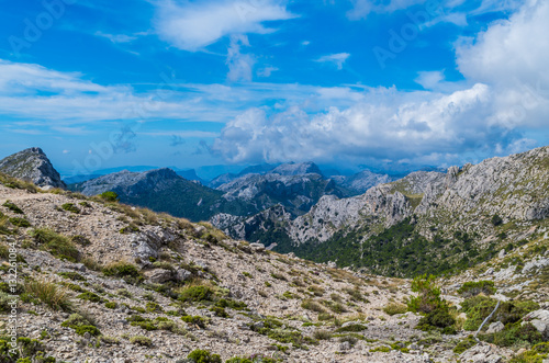 Hiking in the Tramuntana on GR 221, Mallorca, Spain © fschuetz