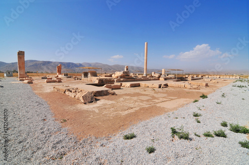 Ruins of Pasargadae - the capital of the Achaemenid Empire under Cyrus the Great 