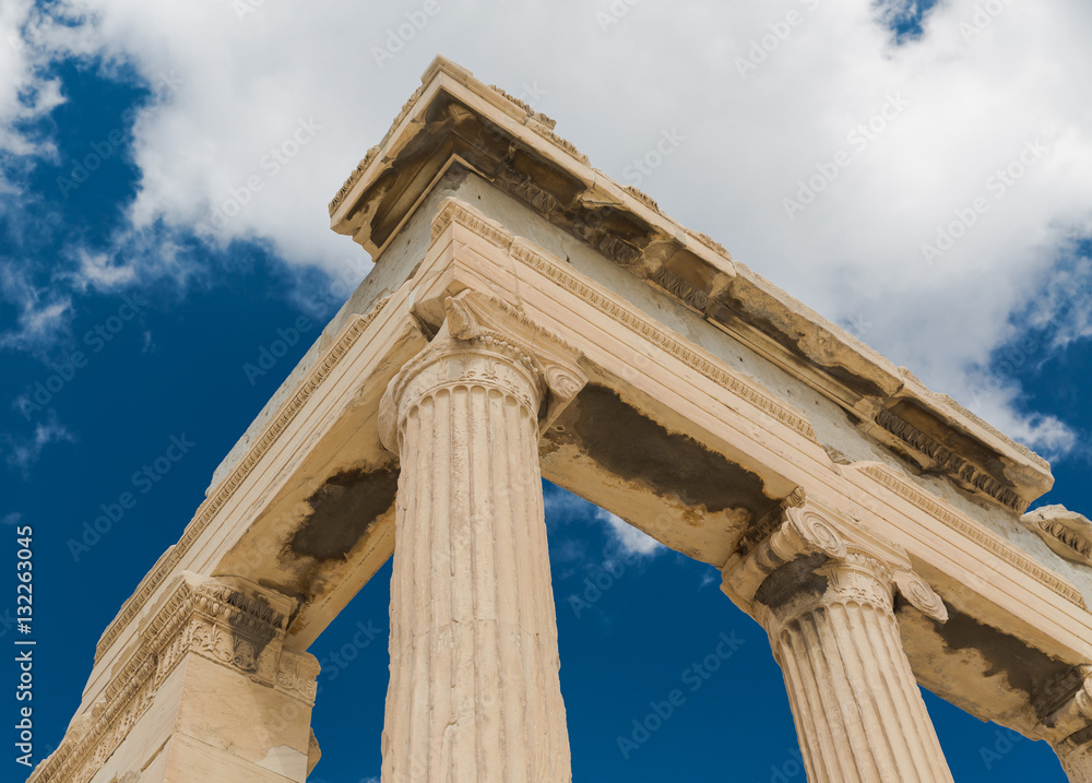 Erechtheion in Acropolis, Athens - Greece
