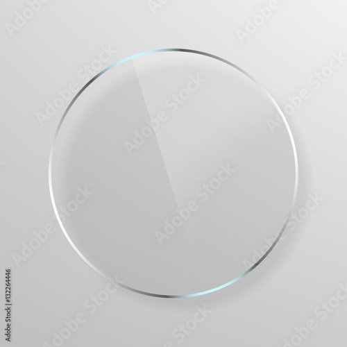Round Transparent Plate