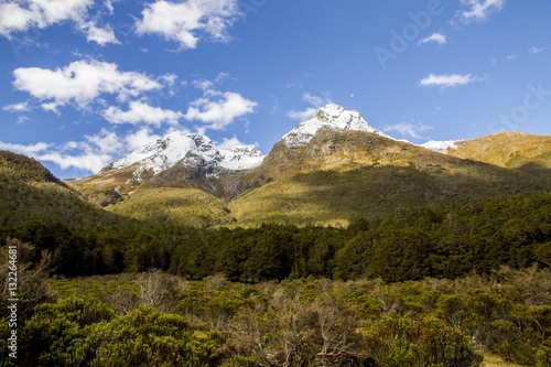 Gebirgskette in Neuseeland 