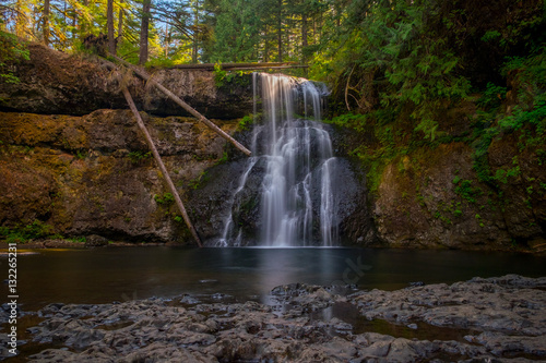 Oregon Waterfall in Silver Falls State Park