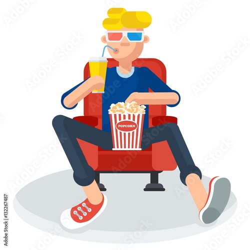 teen in cinema