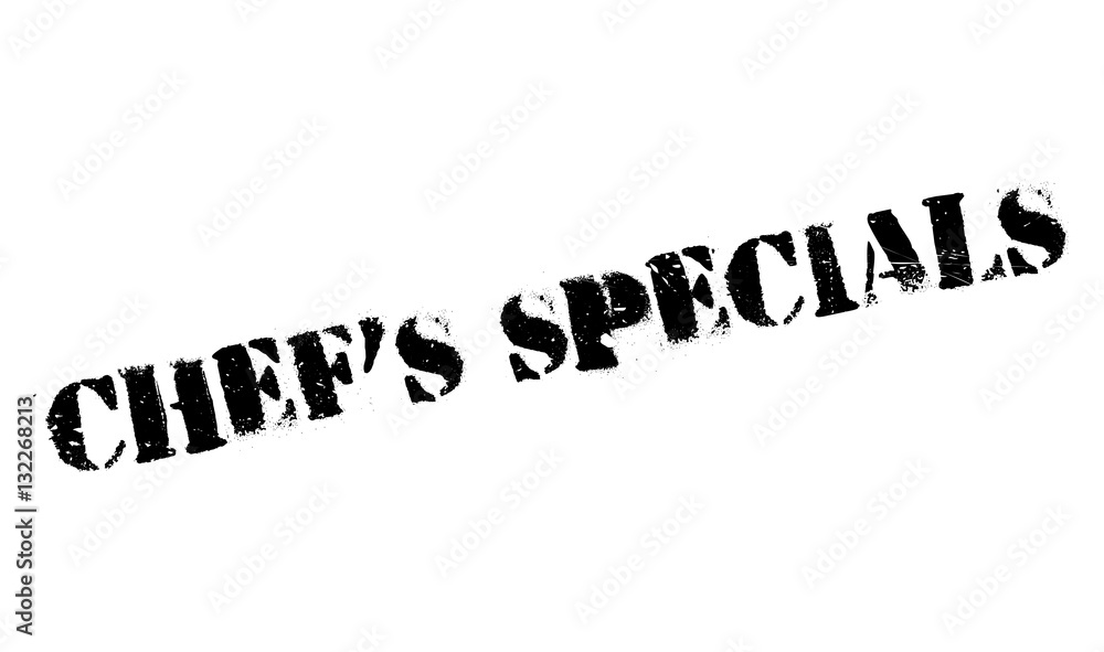 Chef specials stamp. Grunge design with dust scratches. Effects can be easily removed for a clean, crisp look. Color is easily changed. Chef specials stamp. Grunge design with dust scratches. Effects can be easily removed for a clean, crisp look. Color is easily changed.
