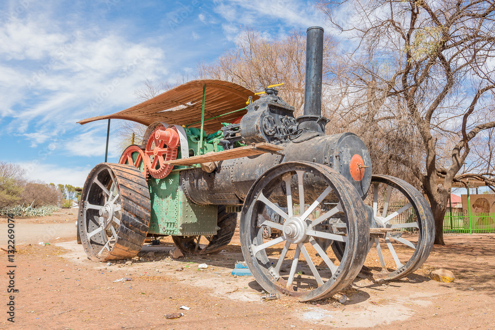 Steam tractor in Koffiefontein