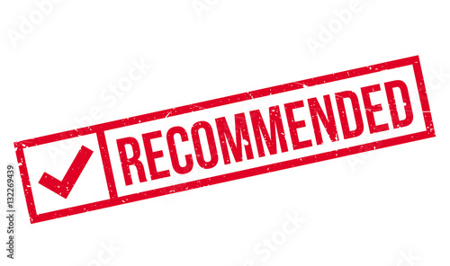 Recommended rubber stamp