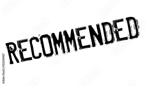 Recommended rubber stamp
