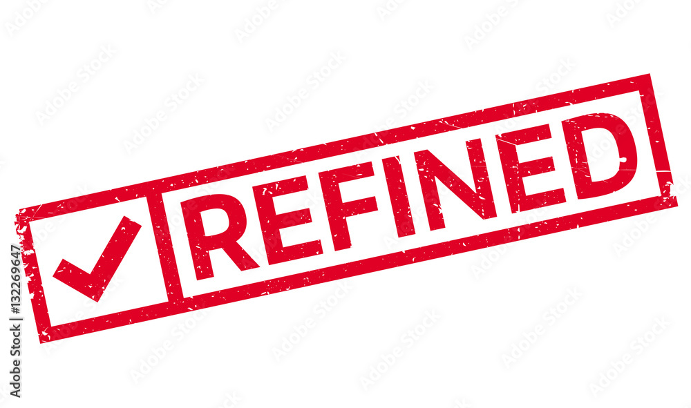 Refined rubber stamp Refined rubber stamp