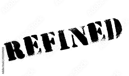 Refined rubber stamp