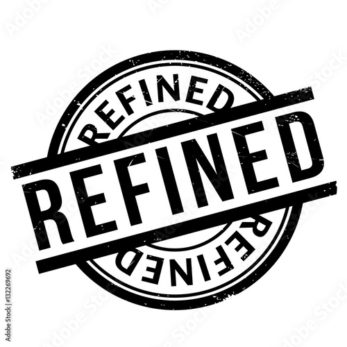 Refined rubber stamp