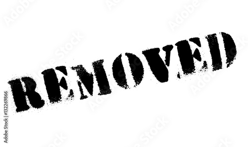 Removed rubber stamp